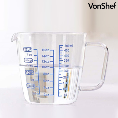 YC-SC008 - Double Wall Insulated Glass Measuring Cup