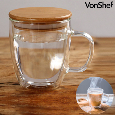 YC-DC003 - Double Wall Insulated Glass Cup