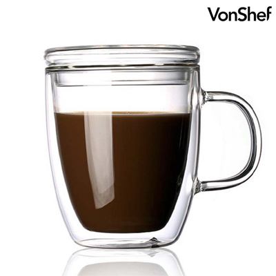 YC-DC002 - Double Wall Insulated Glass Cup